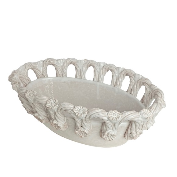 Fratelli Fanciullacci Italian Pottery Bread Bowl - Picture 1 of 8